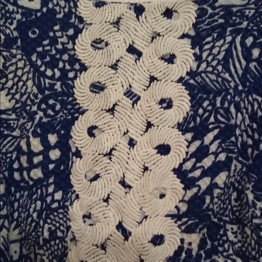 Lilly Pulitzer Short Blue Dress - Picture 4 of 8